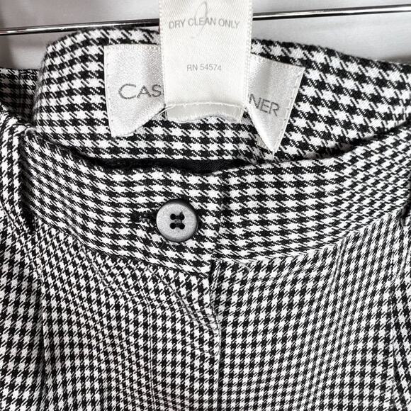 Vintage Casual Corner Houndstooth High Waited Pleat Front Trousers XS - Picture 10 of 11